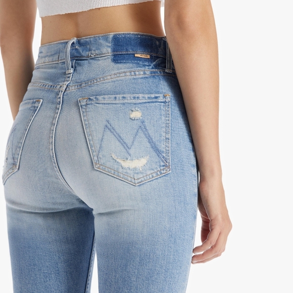 MOTHER Rider High Rise Jeans in The Confession - Picture 3 of 11